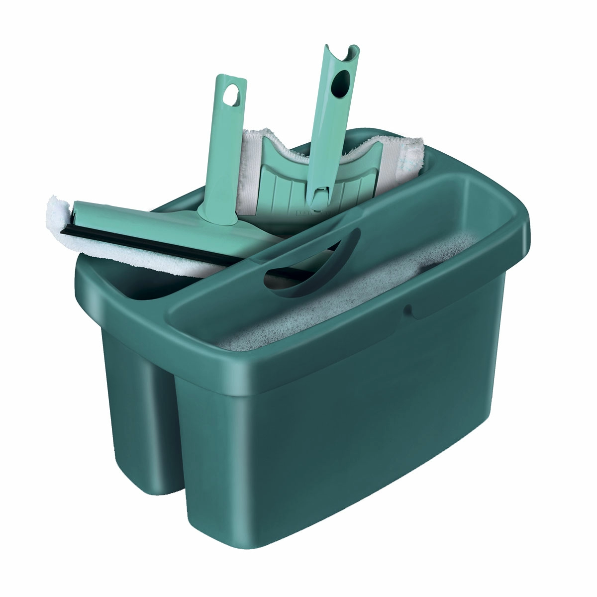 Ведро для мытья окон c 2-мя отделениями Leifheit Combi Box фото 3