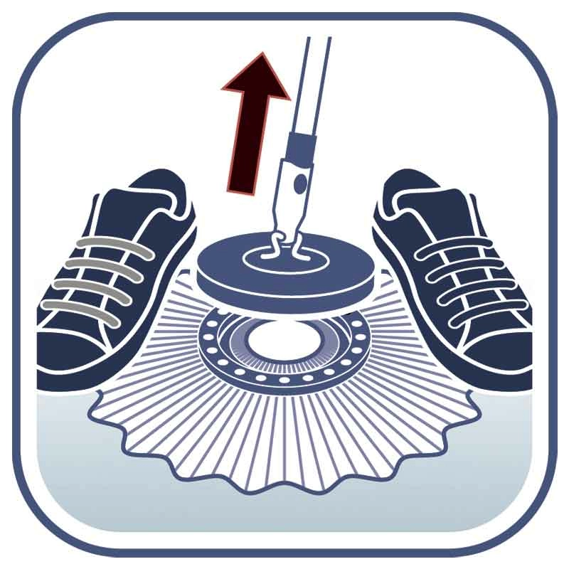 4 Насадка для швабры Leifheit Clean Twist Mop фото 4