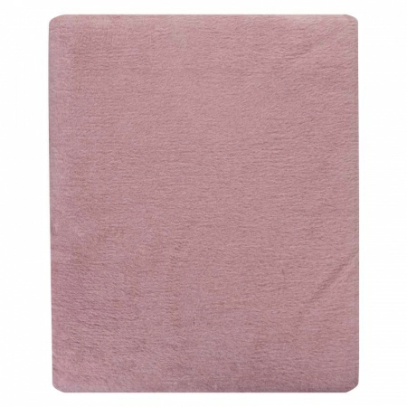 Плед 200x220см Pappel Cotton, розовый с серым фото 2