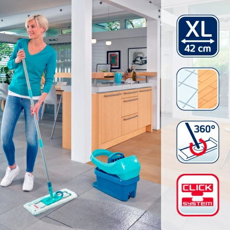 9 Швабра для пола Leifheit Profi micro duo фото 9