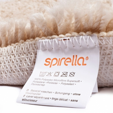 Коврик для ванной 70x120см Spirella Highland, натуральный фото 7