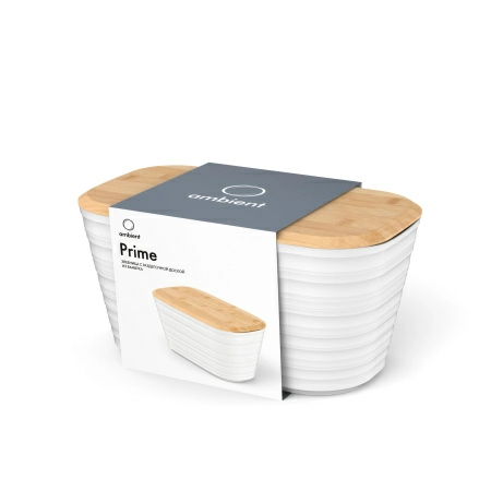 Хлебница Ambient Prime с бамбуковой крышкой фото 1