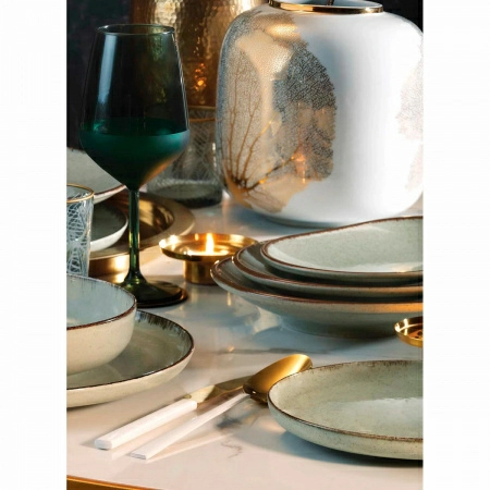 3 Блюдце Kutahya Pearl Lima 12см, зеленый фото 3