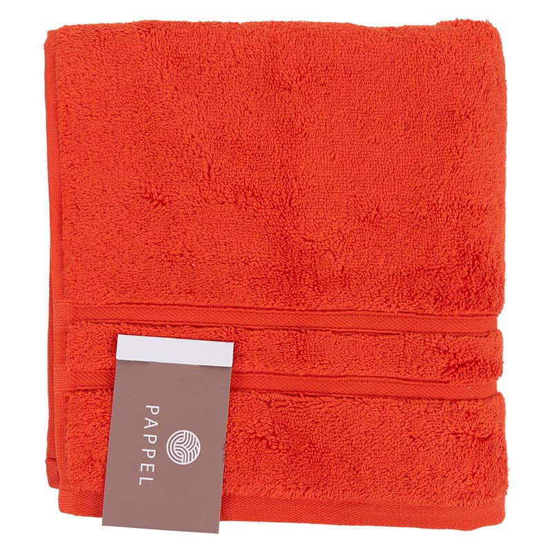 Полотенце махровое Pappel Cirrus/S 70x140см, цвет оранжевый фото 2