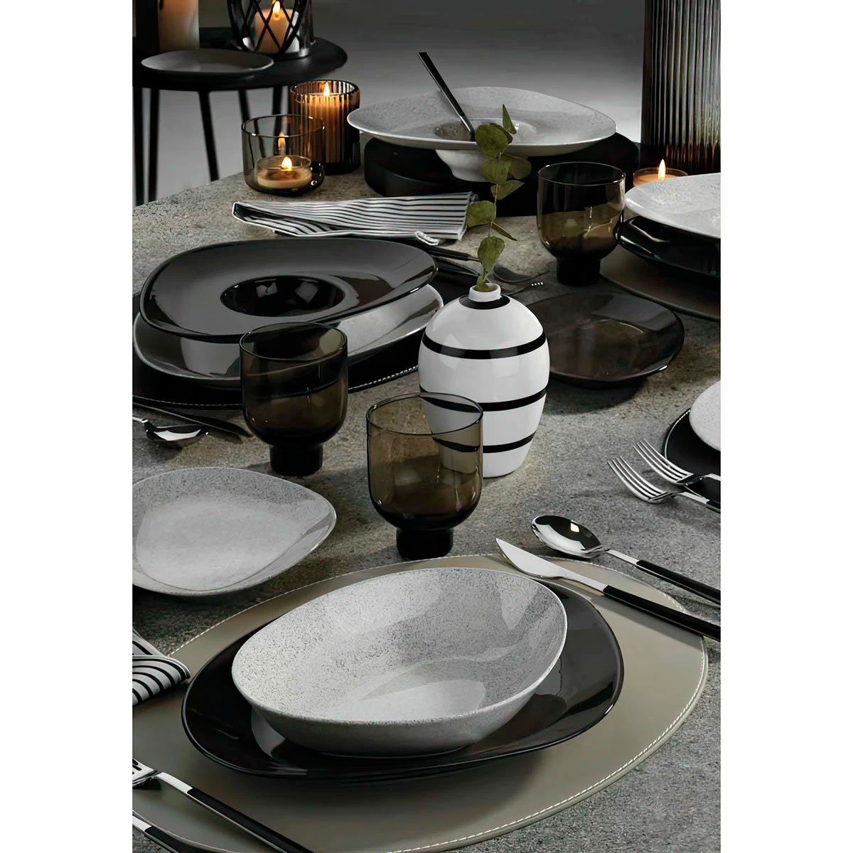 Тарелка для пасты Kutahya Galaxy, бежевый фото 3