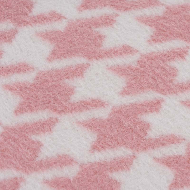 Плед 200x220см Pappel Scotch Jacquard, розовый фото 3