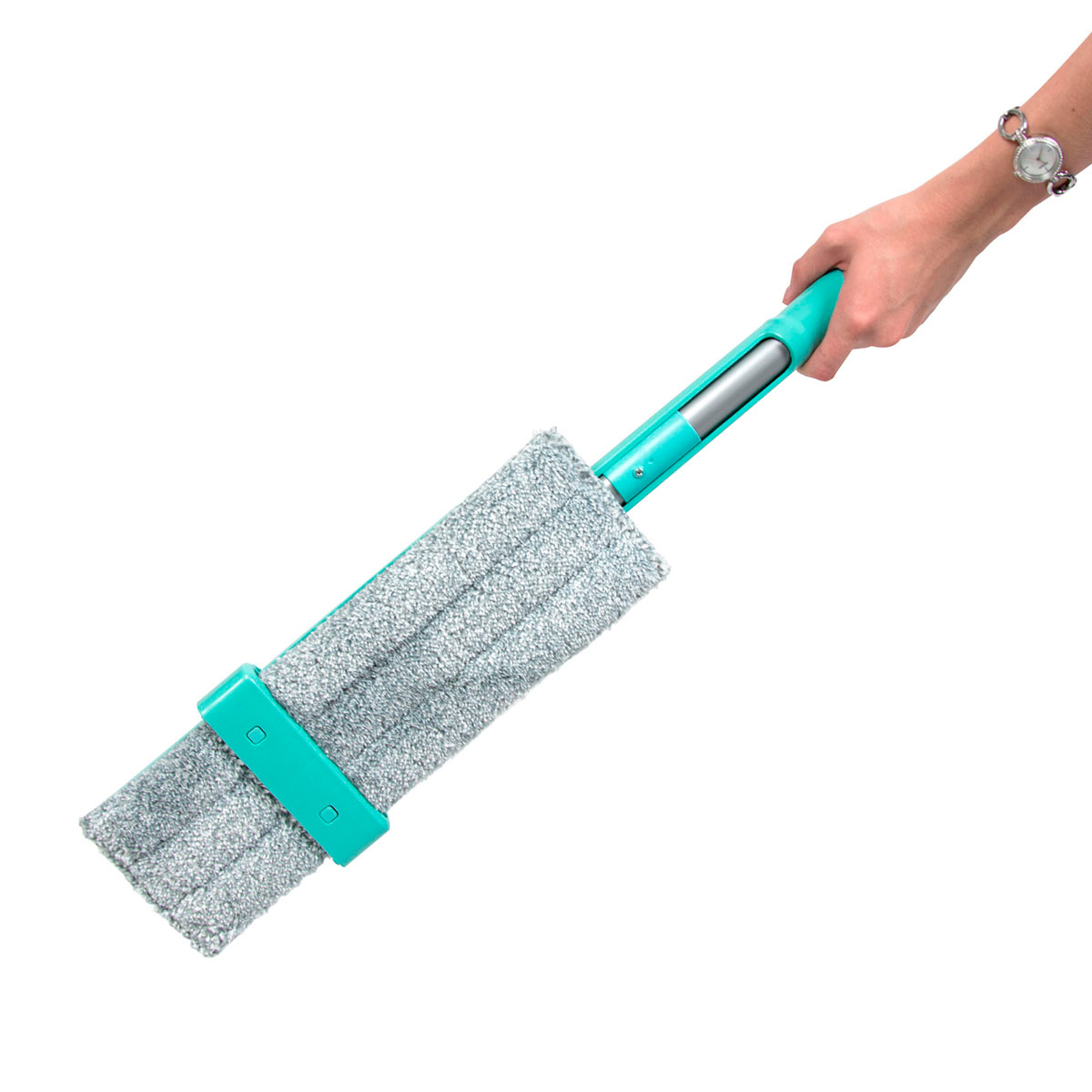 Швабра Hausmann Dry Hands Compact с механизмом отжима и нанопокрытием фото 2