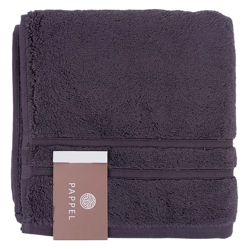 Полотенце махровое Pappel Cirrus/S 70x140см, цвет антрацит фото 2