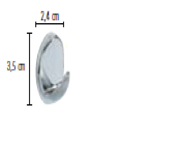 Набор крючков Spirella, 3шт, цвет серебро фото 2