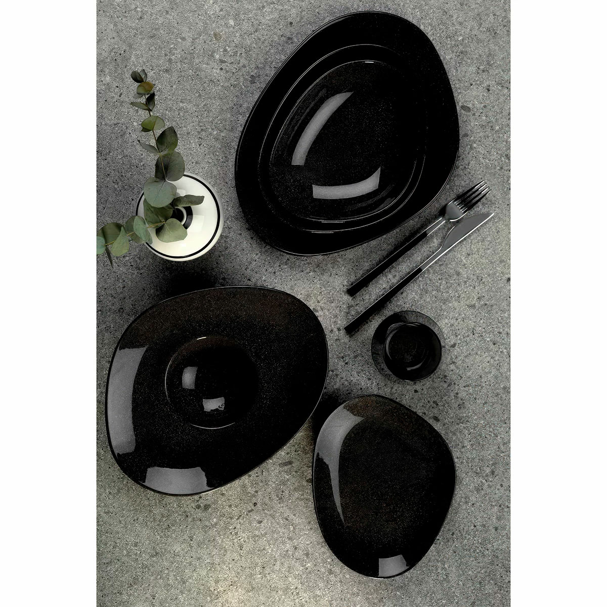 Тарелка для пасты Kutahya Galaxy, бежевый фото 2