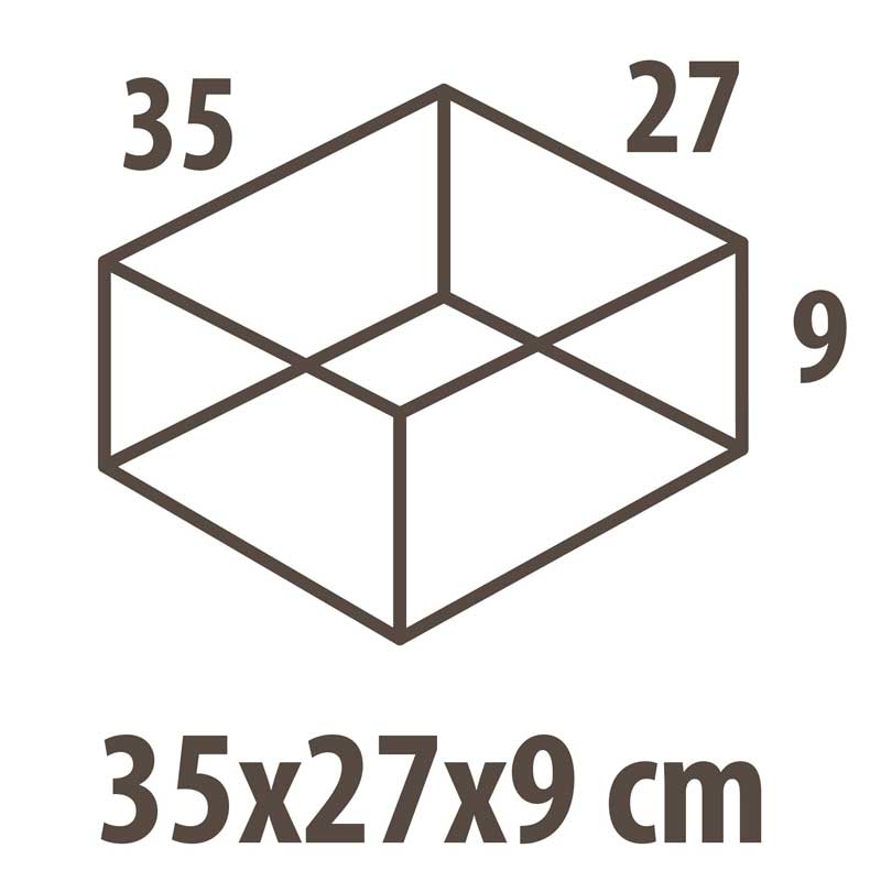 Органайзер для хранения Hausmann Paisley 35x27x9см, бежевый фото 2