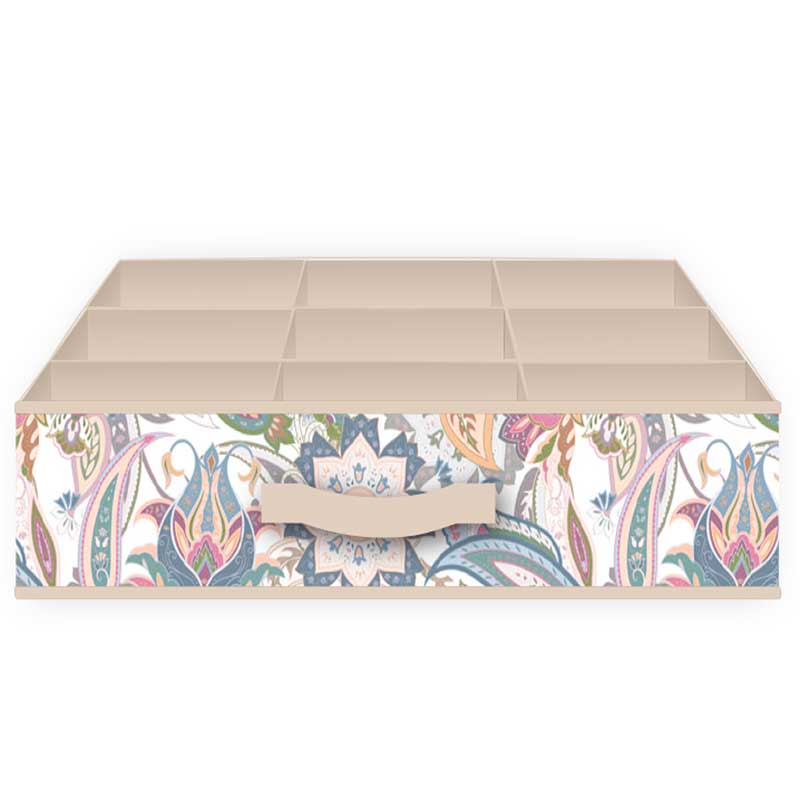 Органайзер для хранения Hausmann Paisley 35x27x9см, бежевый фото 3