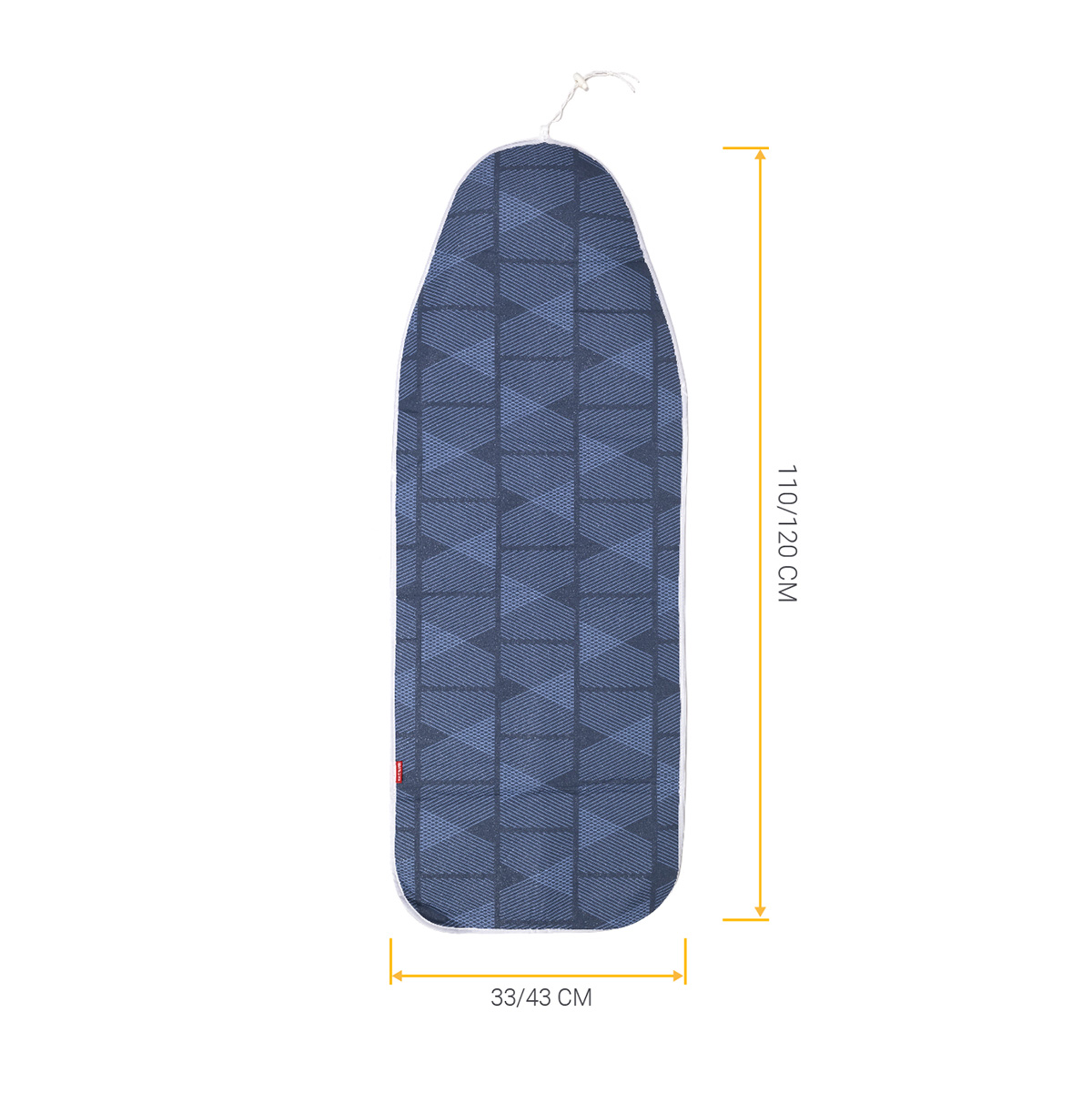 Чехол для гладильной доски металлизированный Hausmann Cosmic 33/43 х 110/120см, синий фото 5