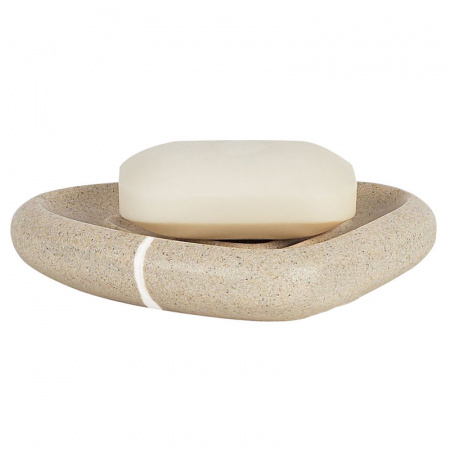 Мыльница Spirella Etna Stone, цвет натуральный фото 1