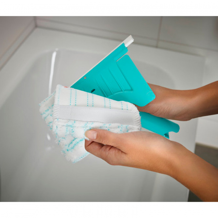 Швабра с телескопической ручкой Leifheit Bath cleaner micro duo фото 4