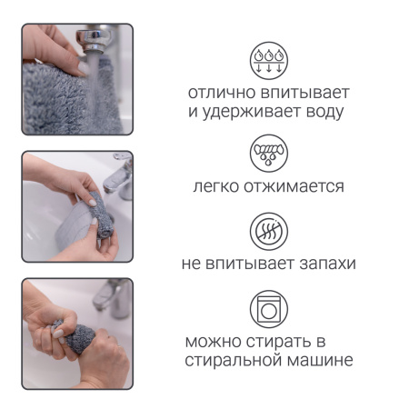 Сменная насадка из микрофибры к швабре Hausmann HM-62 фото 10