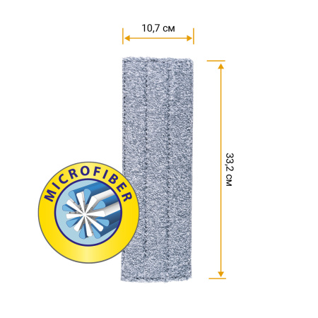 Сменная насадка из микрофибры к швабре Hausmann HM-62 фото 12
