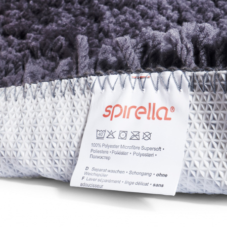 Коврик для туалета Spirella Highland 55х55см, серый фото 7