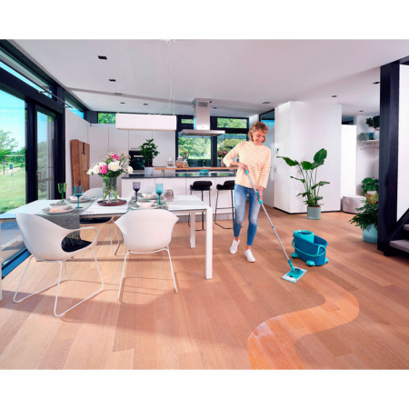 Комплект для влажной уборки Leifheit Clean Twist M Ergo швабра и ведро на колесиках фото 14