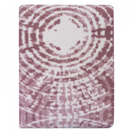 Плед 200x220см Pappel Cotton, белый с бордовым фото 4