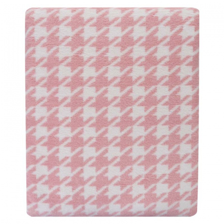 Плед 200x220см Pappel Scotch Jacquard, розовый фото 2