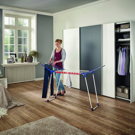 Сушилка для белья напольная, Leifheit Pegasus 150 Solid Slim, 55см фото 4