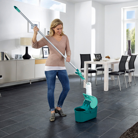Набор для влажной уборки Leifheit Profi Compact: ведро с прессом для отжима и швабра фото 5